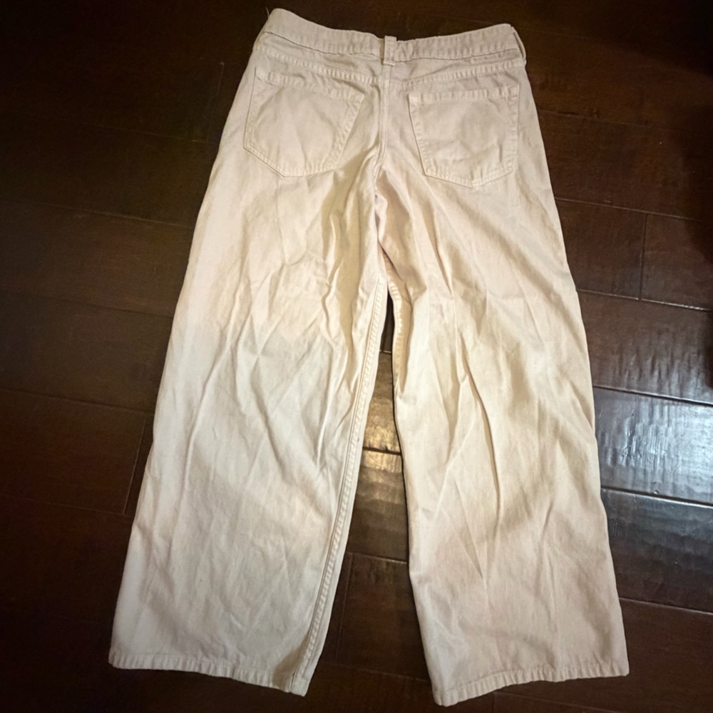 Hollister Low-Rise Super Baggy Jeans — Pale Pink Denim - Picture 3 of 11